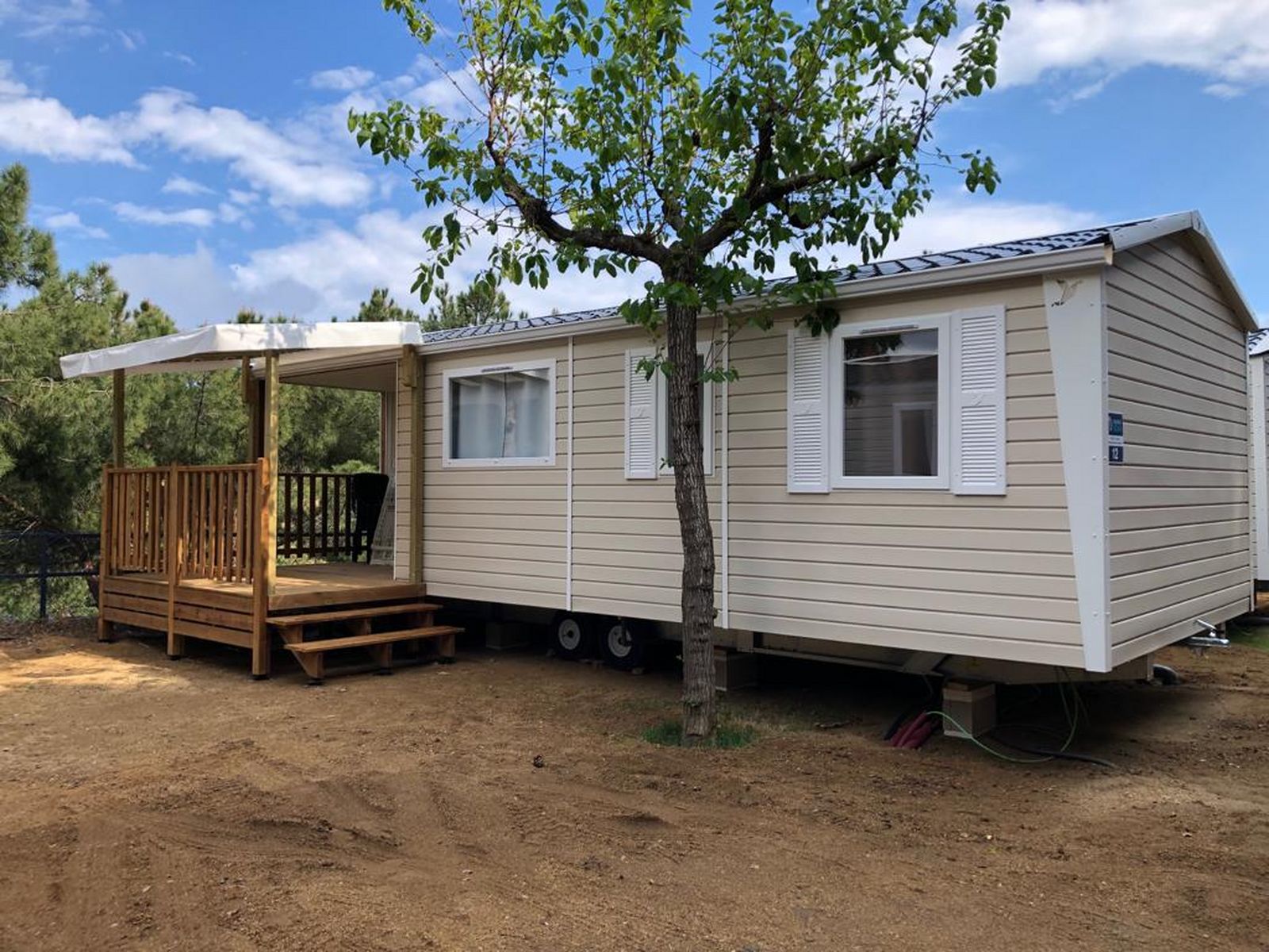 mobil home neuf Evolution 35 TG/TD - vue extérieure 3