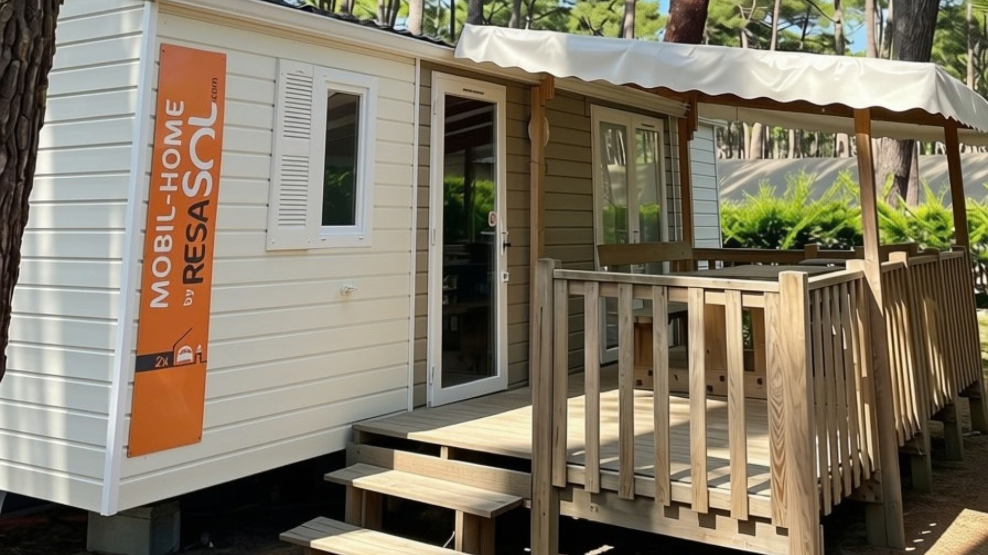 Mobil-home Trigano EVO 40 d’occasion à déstocker pour hébergement confortable et rentable